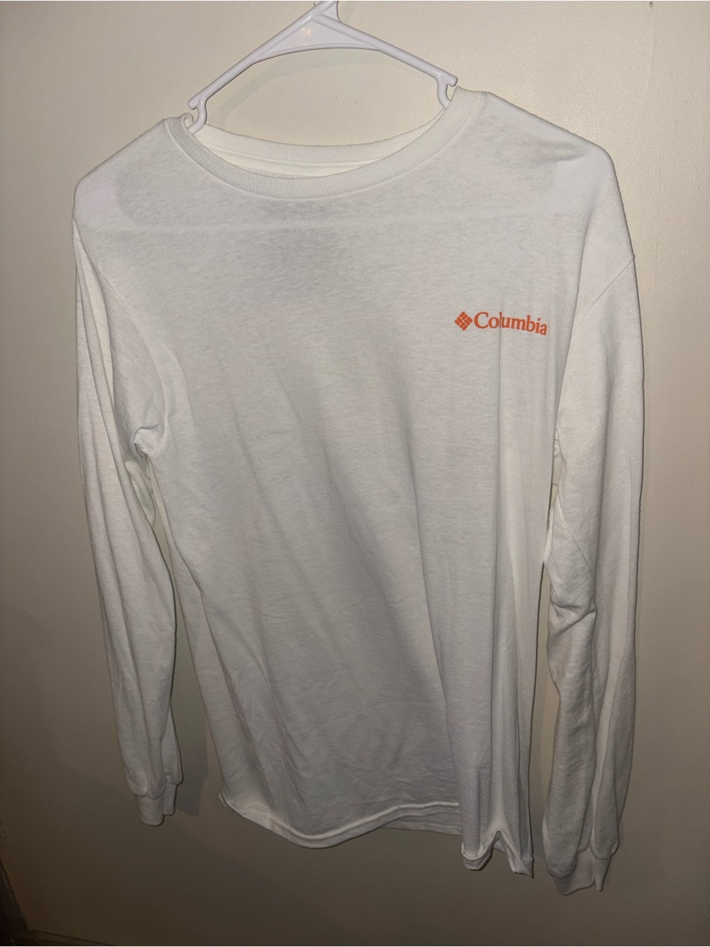 Columbia Long-Sleeve White Tee